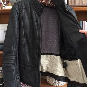 Zadig and Voltaire Black Lambskin Jacket size S